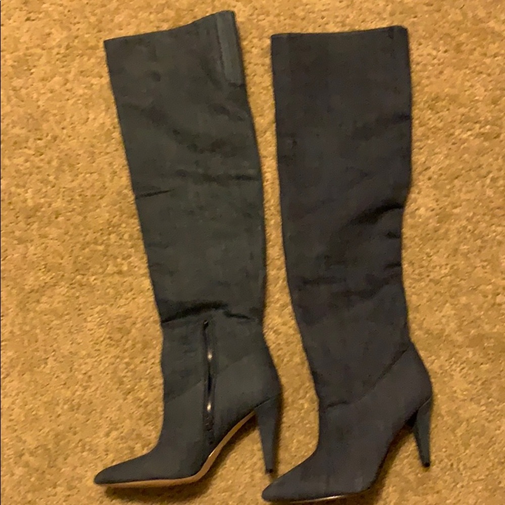 Guess denim boots